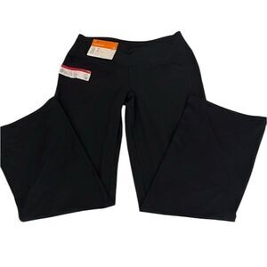 NWT c9 by Champion size XS black cropped wide leg hidden drawstring waist